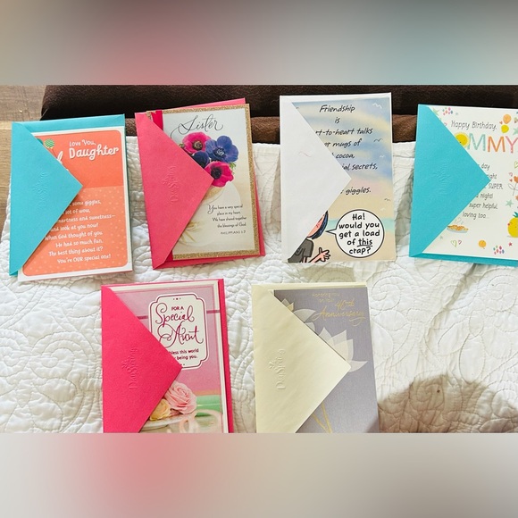 6 Greeting Cards-Random Lot - Picture 1 of 14